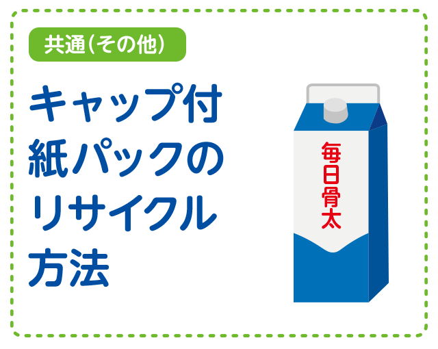 【共通（その他）】キャップ付紙パックの開け方