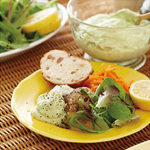 イワシの竜田揚げとアボカドクリームチーズ イワシの竜田揚げとアボカドクリームチーズ