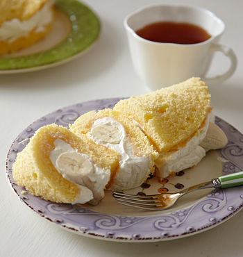 バナナオムレツケーキ 写真 バナナオムレツケーキ 写真