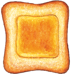 シュガーバターグラタントースト