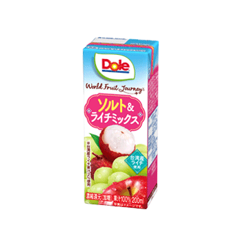 Dole®  World Fruit Journey ソルト＆ライチミックス100％
