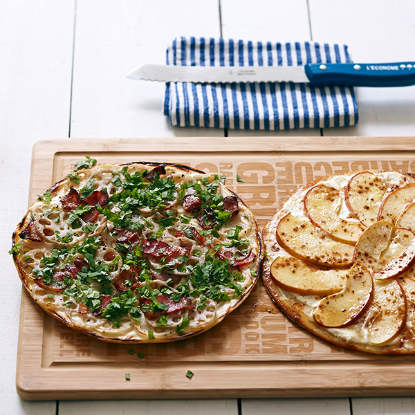 ヨーグルトピザ2種 写真