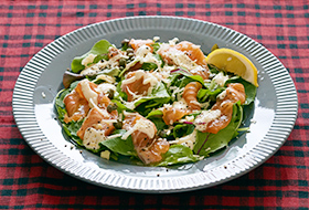 サーモンマリネのサラダ