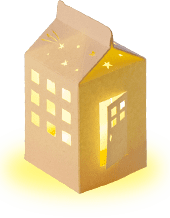 和紙風ランタン