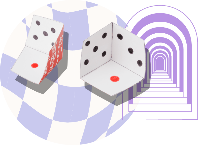 ふしぎなサイコロ