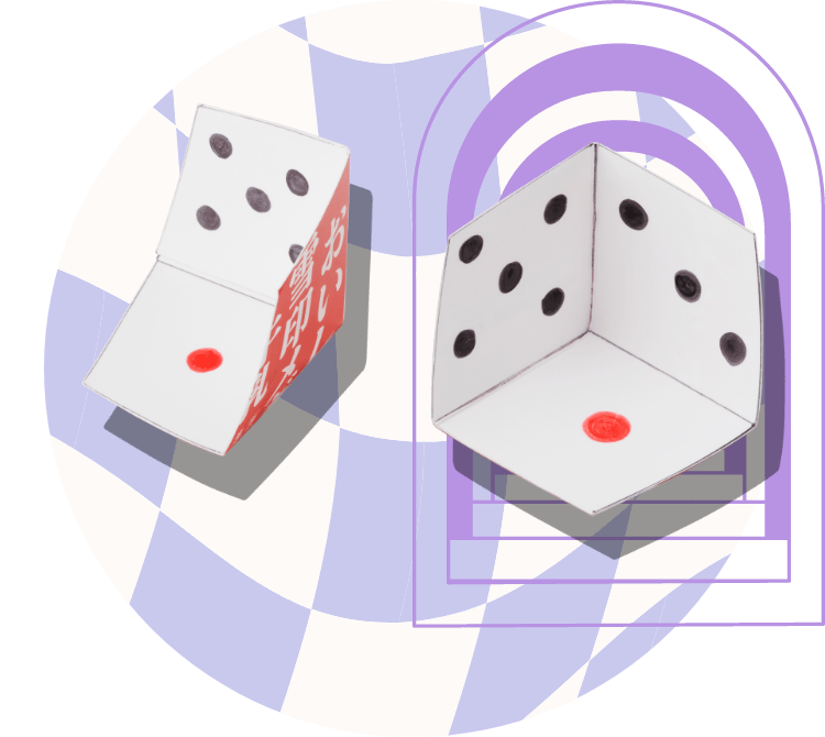 ふしぎなサイコロ